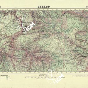 MAPA TOPOGRAFICO DE ESPANA - Sedano - Foglio 135