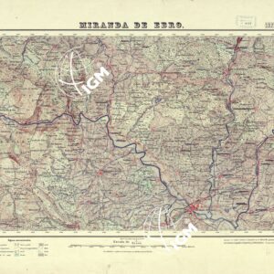 MAPA TOPOGRAFICO DE ESPANA - Miranda de Ebro - Foglio 137