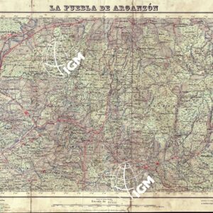 MAPA TOPOGRAFICO DE ESPANA - La Puebla de Arganzon - Foglio 138