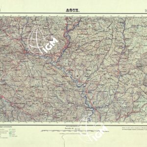 MAPA TOPOGRAFICO DE ESPANA - Aoiz - Foglio 142