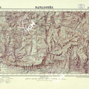 MAPA TOPOGRAFICO DE ESPANA - Navascues - Foglio 143