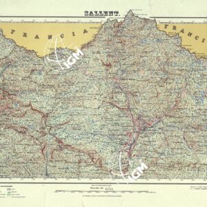MAPA TOPOGRAFICO DE ESPANA - Sallent - Foglio 145