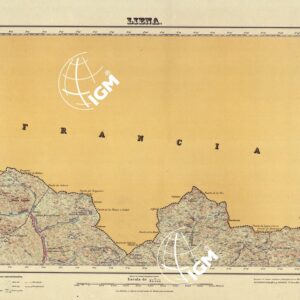 MAPA TOPOGRAFICO DE ESPANA - Liena - Foglio 147