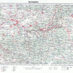 MAPA TOPOGRAFICO DE ESPANA - Bembibre - Foglio 159