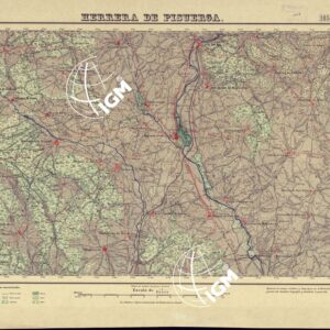 MAPA TOPOGRAFICO DE ESPANA - Herrera de Pisuerga - Foglio 165