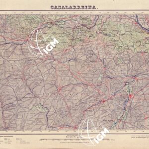 MAPA TOPOGRAFICO DE ESPANA - Casalarreina - Foglio 169