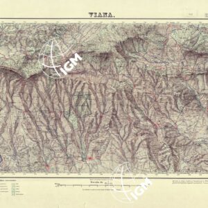 MAPA TOPOGRAFICO DE ESPANA - Viana - Foglio 171