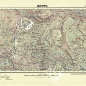 MAPA TOPOGRAFICO DE ESPANA - Broto - Foglio 178