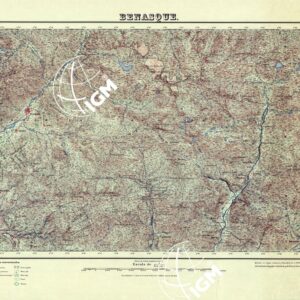 MAPA TOPOGRAFICO DE ESPANA - Benasque - Foglio 180