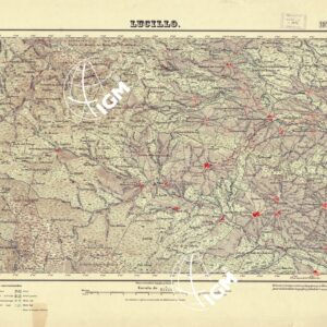 MAPA TOPOGRAFICO DE ESPANA - Lucillo - Foglio 192