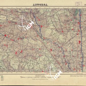 MAPA TOPOGRAFICO DE ESPANA - Astorga - Foglio 193
