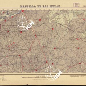 MAPA TOPOGRAFICO DE ESPANA - Mansilla de las Mulas - Foglio 195