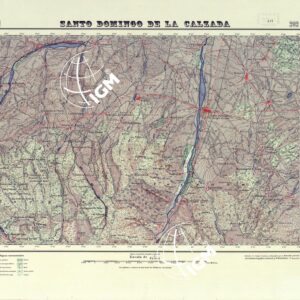MAPA TOPOGRAFICO DE ESPANA - Santo Domingo de la Calzada - Foglio 202
