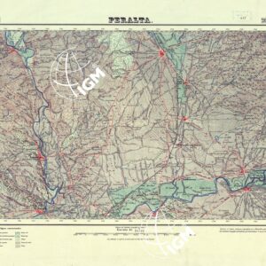 MAPA TOPOGRAFICO DE ESPANA - Peralta - Foglio 206