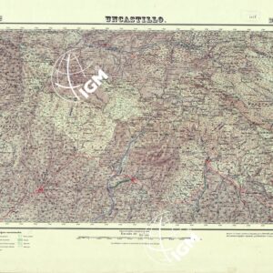 MAPA TOPOGRAFICO DE ESPANA - Unicastillo - Foglio 208
