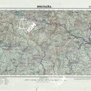 MAPA TOPOGRAFICO DE ESPANA - Boltana - Foglio 211