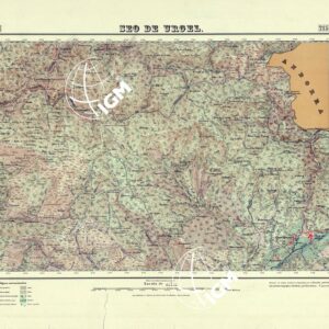 MAPA TOPOGRAFICO DE ESPANA - Seo de Urgel - Foglio 215