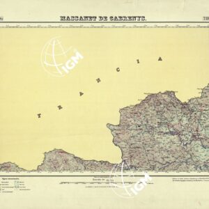 MAPA TOPOGRAFICO DE ESPANA - Massanet de Cabrenys - Foglio 219