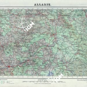 MAPA TOPOGRAFICO DE ESPANA - Allariz - Foglio 226