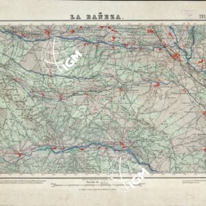 MAPA TOPOGRAFICO DE ESPANA - La Baneza - Foglio 231