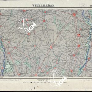 MAPA TOPOGRAFICO DE ESPANA - Villamanan - Foglio 232