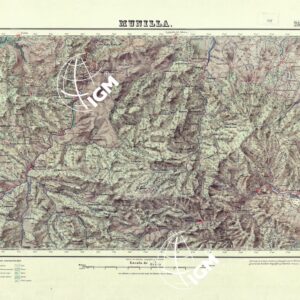 MAPA TOPOGRAFICO DE ESPANA - Munilla - Foglio 242