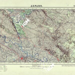 MAPA TOPOGRAFICO DE ESPANA - Alfaro - Foglio 244