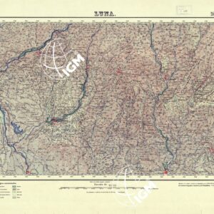 MAPA TOPOGRAFICO DE ESPANA - Luna - Foglio 246