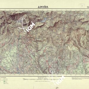 MAPA TOPOGRAFICO DE ESPANA - Apies - Foglio 248