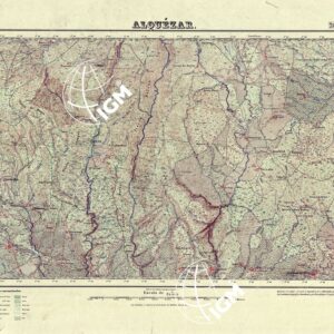 MAPA TOPOGRAFICO DE ESPANA - Alquezar - Foglio 249
