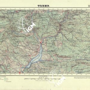 MAPA TOPOGRAFICO DE ESPANA - Tremp - Foglio 252