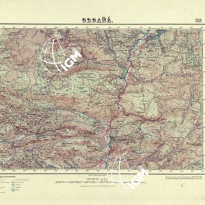 MAPA TOPOGRAFICO DE ESPANA - Organa - Foglio 253