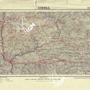 MAPA TOPOGRAFICO DE ESPANA - Ripoll - Foglio 256