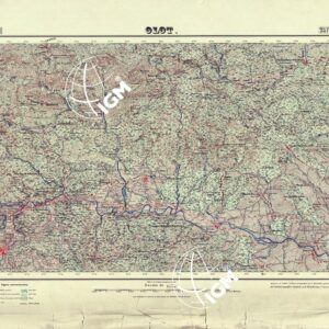 MAPA TOPOGRAFICO DE ESPANA - Olot - Foglio 257