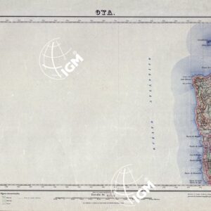 MAPA TOPOGRAFICO DE ESPANA - Oya - Foglio 260