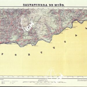 MAPA TOPOGRAFICO DE ESPANA - Salvatierra de Mino - Foglio 262