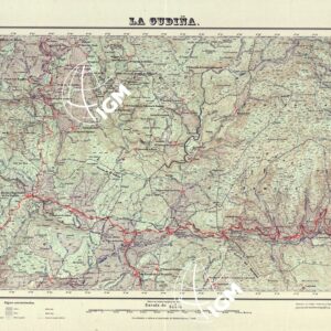 MAPA TOPOGRAFICO DE ESPANA - La Gudina - Foglio 266