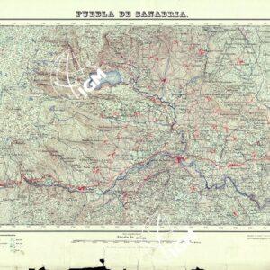 MAPA TOPOGRAFICO DE ESPANA - Puebla de Sanabria - Foglio 267