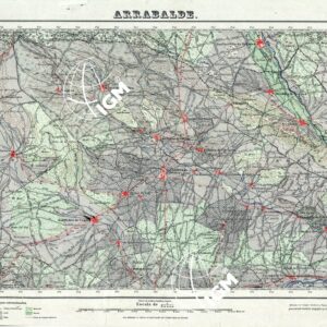 MAPA TOPOGRAFICO DE ESPANA - Arrabalde - Foglio 269