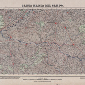 MAPA TOPOGRAFICO DE ESPANA - Santa Maria del Campo - Foglio 275