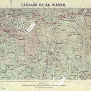 MAPA TOPOGRAFICO DE ESPANA - Canales de la Sierra - Foglio 278