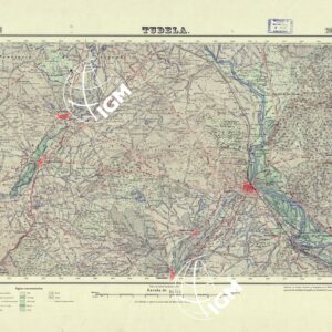 MAPA TOPOGRAFICO DE ESPANA - Tudela - Foglio 282