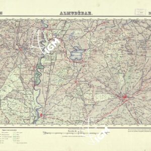 MAPA TOPOGRAFICO DE ESPANA - Almudebar - Foglio 285