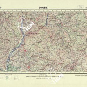 MAPA TOPOGRAFICO DE ESPANA - Fonz - Foglio 288