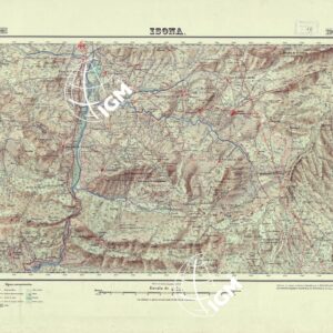 MAPA TOPOGRAFICO DE ESPANA - Isona - Foglio 290