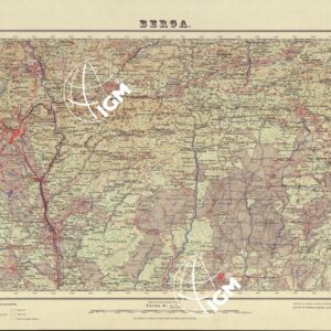 MAPA TOPOGRAFICO DE ESPANA - Berga - Foglio 293