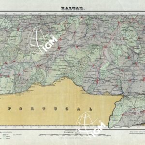 MAPA TOPOGRAFICO DE ESPANA - Baltar - Foglio 302