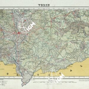 MAPA TOPOGRAFICO DE ESPANA - Verin - Foglio 303
