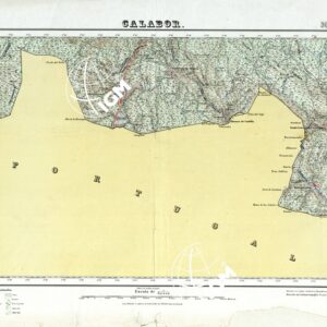 MAPA TOPOGRAFICO DE ESPANA - Calabor - Foglio 305