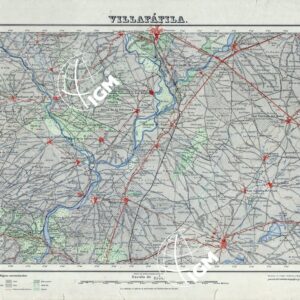 MAPA TOPOGRAFICO DE ESPANA - Villafafila - Foglio 308